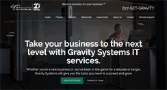 Desktop Screenshot of gravityusa.com